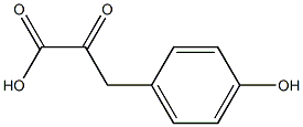 PARA-HYDROXYPHENYLPYRUVICACID 结构式
