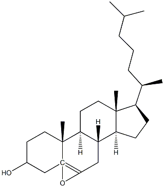 5,6BETA-EPOXYCHOLESTEROL 结构式