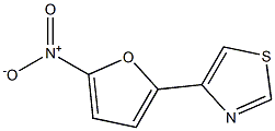 THIAZOLE,4-(5-NITRO-2-FURYL)- 结构式