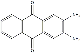 ANTHRAQUINONE,2,3-DIAMINO- 结构式