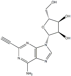 2-ETHYNYLADENOSINE 结构式