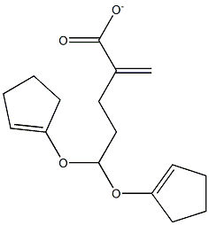 DICYCLOPENTENEOXYETHYLMETHACRYLATE 结构式