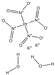 POTASSIUMTETRANITROPLATINATE(II)DIHYDRATE 结构式