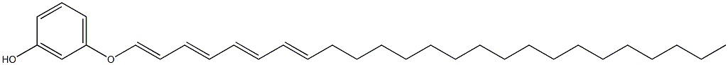 5-PENTACOSATETRAENYLRESORCINOL 结构式