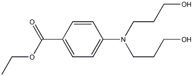ETHYL4-(BIS(HYDROXYPROPYL))AMINOBENZOATE 结构式