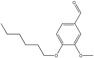 4-(HEXYLOXY)-META-ANISALDEHYDE 结构式