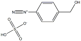 PARA-HYDROXYMETHYLBENZENEDIAZONIUMBISULPHATE 结构式