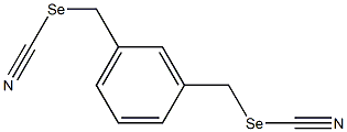 1,3-PHENYLENEBIS(METHYLENE)SELENOCYANATE 结构式