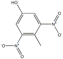 3,5-DINITRO-4-METHYLPHENOL 结构式