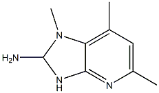 2-AMINO-3H-1,5,7-TRIMETHYLIMIDAZO(4,5-B)PYRIDINE 结构式