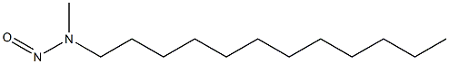 N-DODECYL-N-METHYLNITROSAMINE 结构式