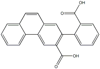 2-PHENYLPHENANTHRENE-3,2'-DICARBOXYLICACID 结构式