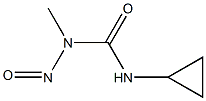 N-METHYL-N'-CYCLOPROPYL-N-NITROSOUREA 结构式