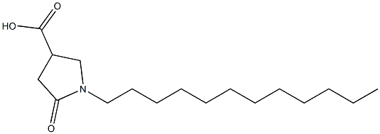 1-LAURYL-4-CARBOXY-2-PYRROLIDONE 结构式