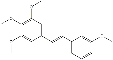 3,4,5,3'-TETRAMETHOXYSTILBENE 结构式