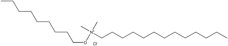 DODECYLDIMETHYLNONYLOXYMETHYLAMMONIUMCHLORIDE 结构式