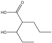 PENTANOICACID,2-PROPYL-3-HYDROXY- 结构式