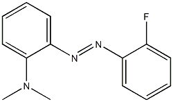 2'-FLUORODIMETHYLAMINOAZOBENZENE 结构式