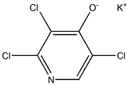 2,3,5-TRICHLORO-4-PYRIDINOL,POTASSIUMSALT 结构式