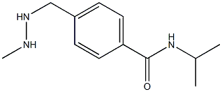 PARA-(N'-METHYLHYDRAZINOMETHYL)-N-ISOPROPYLBENZAMIDE 结构式