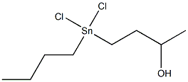 N-BUTYL(3-HYDROXYBUTYL)TINDICHLORIDE 结构式