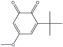 5-METHOXY-3-TERT-BUTYL-1,2-BENZOQUINONE 结构式