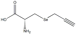 SE-2-PROPYNYL-L-SELENOCYSTEINE 结构式