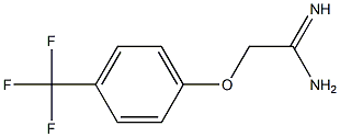 2-(4-TRIFLUOROMETHYLPHENOXY)ACETAMIDINE 结构式