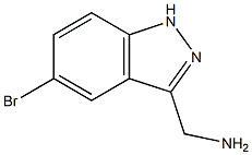 (5-Bromo-1H-indazol-3-yl)methylamine 结构式