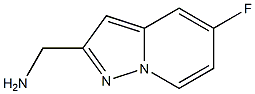 (5-Fluoropyrazolo[1,5-a]pyridin-2-yl)methylamine 结构式