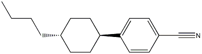 4-(trans-4-n-Butylcyclohexyl)benzonitrile 结构式