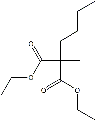 甲基丁基丙二酸二乙酯 结构式