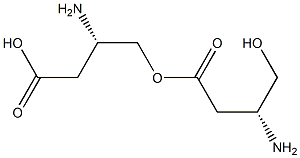 L-beta-Homoserine [(R)-3-Amino-4-hydroxy-butyric acid (+)] 结构式