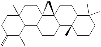 (1S,4aS,6aR,6bR,12aS)-1,4a,6a,6b,9,9,12a-heptamethyl-2-methylidene-1,3,4,5,6,6a,7,8,8a,10,11,12,13,14,14a,14b-hexadecahydropicene 结构式