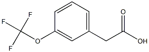 m-Trifluoromethoxyphenylacetic acid 结构式