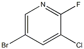5-Bromo-3-chloro-2-fluoropyridine 结构式