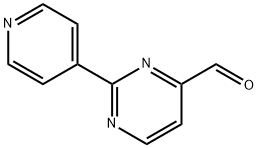 2-Pyridin-4-yl-pyrimidine-4-carbaldehyde 结构式