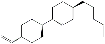 戊基双环己基乙烯 结构式