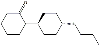 反-4-丁基环己基环己酮 结构式