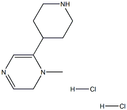 1-methyl-6-(piperidin-4-yl)-1,2-dihydropyrazine dihydrochloride 结构式