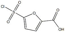 5-磺酰氯-呋喃-2-甲酸 结构式