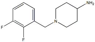 1-(2,3-difluorobenzyl)piperidin-4-amine 结构式