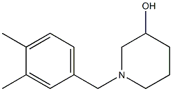 1-(3,4-dimethylbenzyl)piperidin-3-ol 结构式
