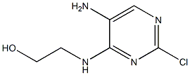 2-[(5-amino-2-chloropyrimidin-4-yl)amino]ethanol 结构式