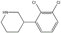 3-(2,3-dichlorophenyl)piperidine 结构式