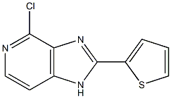 4-chloro-2-thiophen-2-yl-1H-imidazo[4,5-c]pyridine 结构式