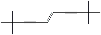 (E)-2,2,9,9-tetramethyldec-5-en-3,7-diyne 结构式