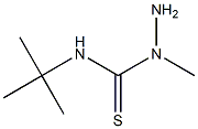 N-(TERT.-BUTYL)-1-METHYLHYDRAZINE-1-CARBOTHIOAMIDE 结构式