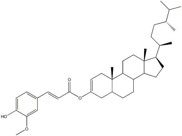 菜油甾醇阿魏酸酯 结构式