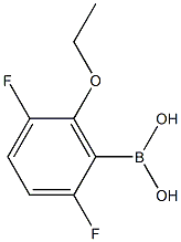 2.5-二氟-6-乙氧基苯硼酸 结构式